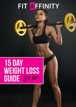 15 day weight loss guide for her book cover image