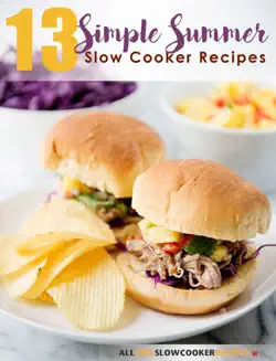 13 summer slow cooker recipes imagen de la portada del libro