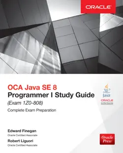 oca java se 8 programmer i study guide (exam 1z0-808) book cover image
