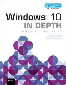 windows 10 in depth book cover image