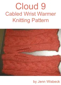 cloud 9 wrist warmer knitting pattern book cover image