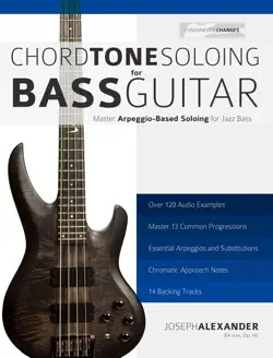chord tone soloing for bass guitar book cover image