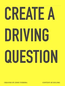 create a driving question book cover image