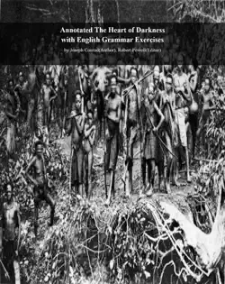 annotated the heart of darkness with english grammar exercises book cover image