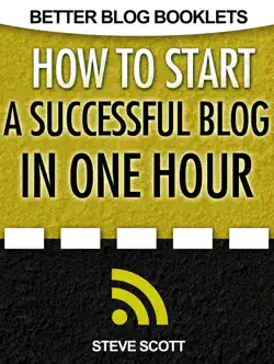 how to start a successful blog in one hour book cover image