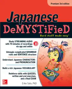 japanese demystified, premium 3rd edition book cover image