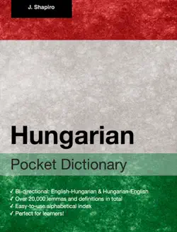 hungarian pocket dictionary book cover image