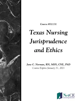 texas nursing jurisprudence and ethics book cover image