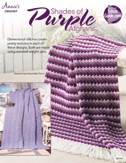 shades of purple afghans book cover image
