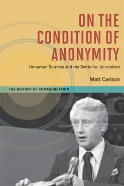 on the condition of anonymity book cover image