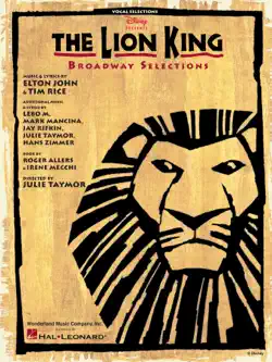 the lion king - broadway selections songbook book cover image