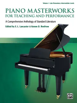 piano masterworks for teaching and performance, volume 1 book cover image