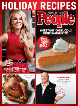 people holiday recipes book cover image