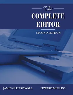 the complete editor book cover image