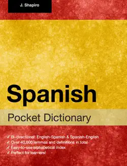 spanish pocket dictionary book cover image