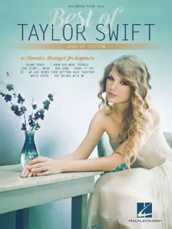 best of taylor swift - beginning piano solo book cover image