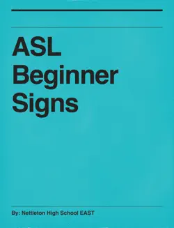 asl beginner signs book cover image