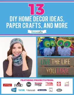 13 diy home decor ideas, paper crafts, and more book cover image