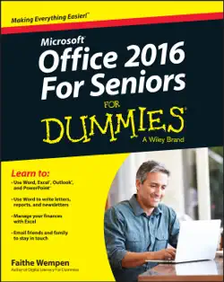 office 2016 for seniors for dummies book cover image