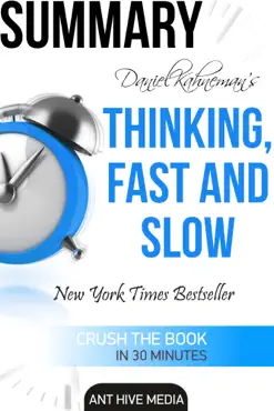 daniel kahneman's thinking, fast and slow summary book cover image