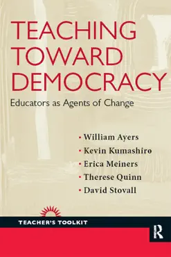 teaching toward democracy book cover image
