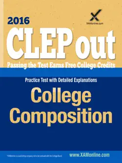 clep college composition book cover image