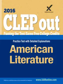 clep american literature book cover image