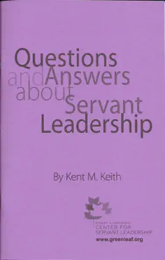 questions and answers about servant leadership book cover image