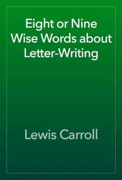 eight or nine wise words about letter-writing book cover image