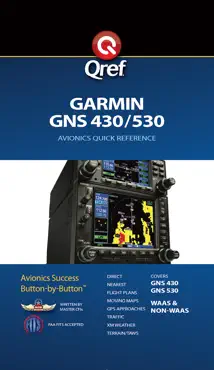 garmin gns 530/430 series qref checklist book cover image