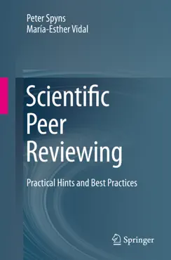 scientific peer reviewing book cover image