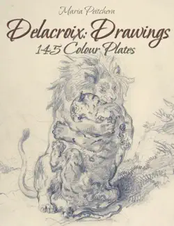 delacroix: drawings 145 colour plates book cover image