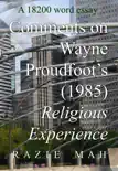 Comments on Religious Experience (1985) by Wayne Proudfoot sinopsis y comentarios