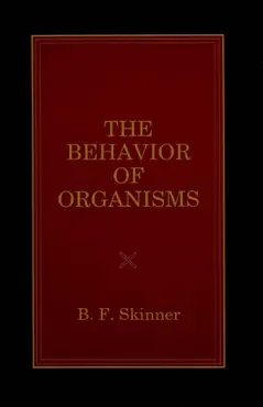 the behavior of organisms book cover image