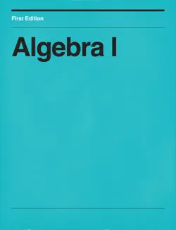 algebra i imagen de la portada del libro