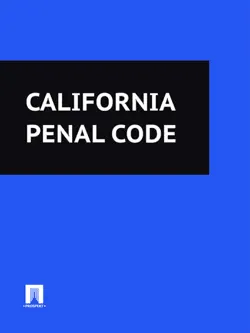 california penal code 2016 book cover image