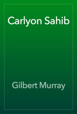 carlyon sahib book cover image