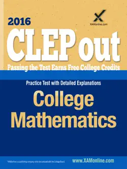 clep college mathematics book cover image
