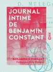 Journal intime de Benjamin Constant sinopsis y comentarios