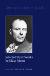 Selected Short Works by Klaus Mann synopsis, comments