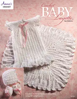 crochet baby layette book cover image