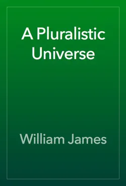 a pluralistic universe book cover image