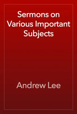 sermons on various important subjects book cover image
