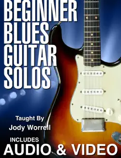 beginner blues guitar solos with audio & video book cover image