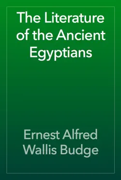 the literature of the ancient egyptians book cover image