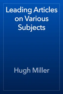 leading articles on various subjects book cover image