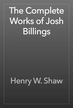 the complete works of josh billings book cover image