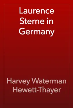 laurence sterne in germany book cover image