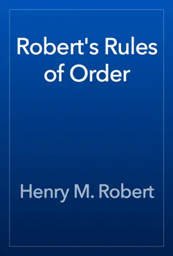 robert's rules of order book cover image