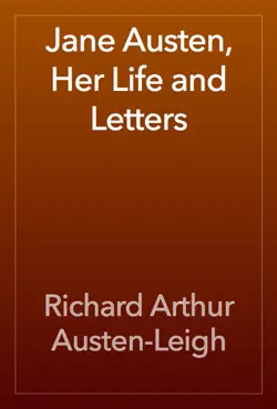 jane austen, her life and letters book cover image